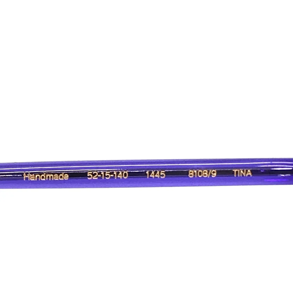 Gigi Studios Eyeglasses Frames TINA 8108/9 Clear Transparent Purple 52-15-140
